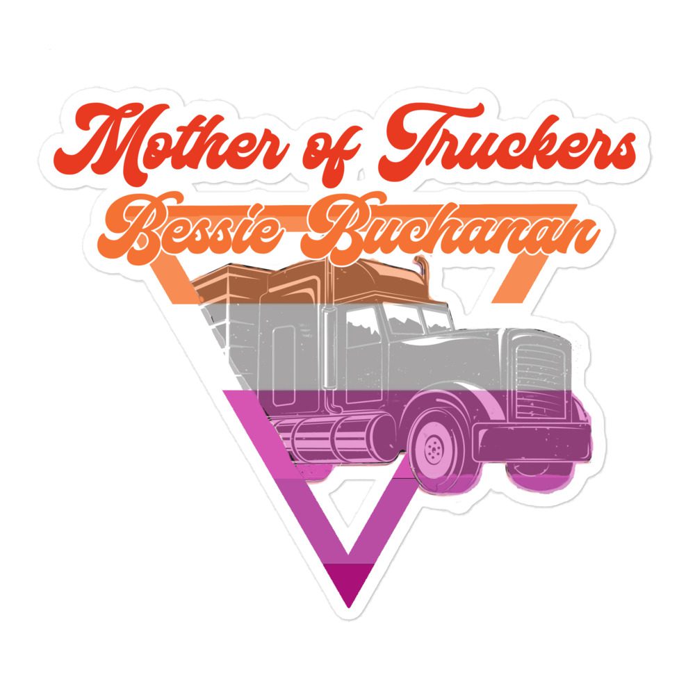 Bessie Buchanan "Lesbian Pride" Bubble-free stickers