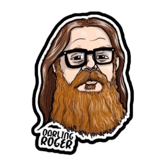 Darling Roger "Darling Roger Logo" Bubble-free stickers