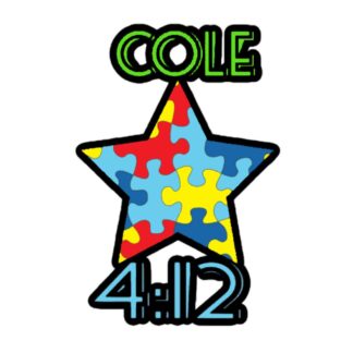 Cole 4:12 "The All-New Cole 4:12 logo" Bubble-free stickers