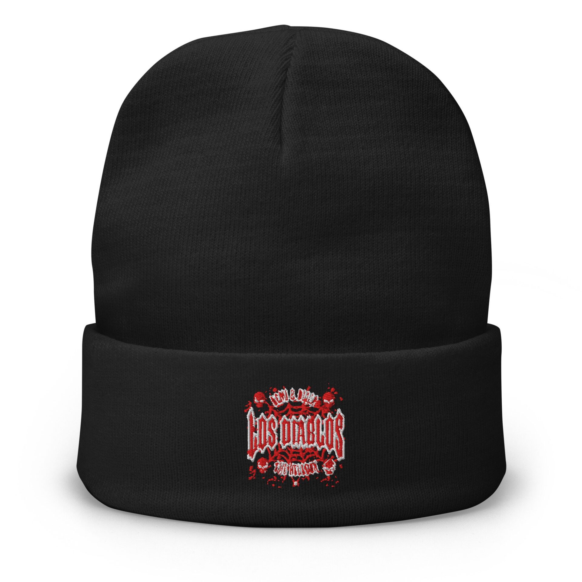 Vampyre Diago Diablo "LOS DIABLOS web brand logo" Cuffed Beanie