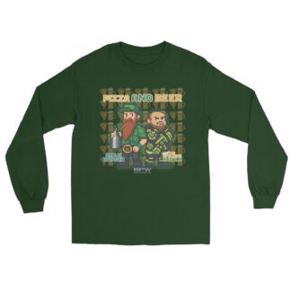 Shawn Danger "Pizza And Beer" Unisex Long Sleeve Shirt