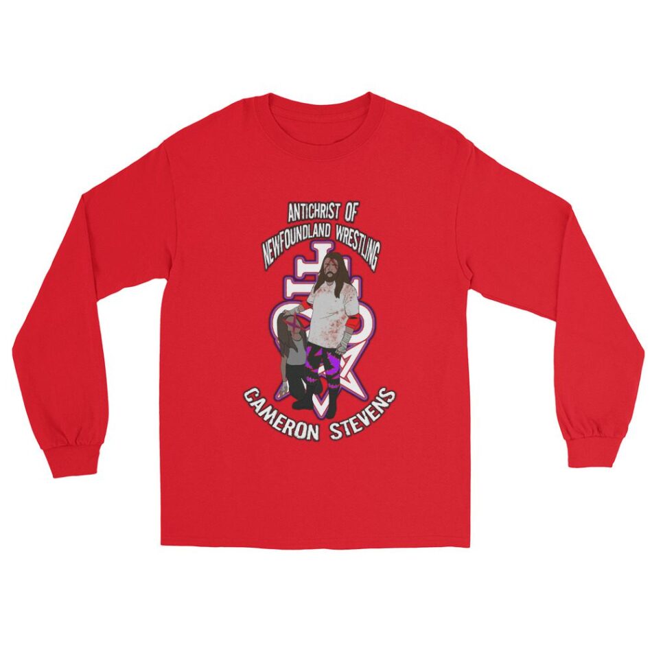 Cameron Stevens "Antichrist Color Cartoon" Unisex Long Sleeve Shirt