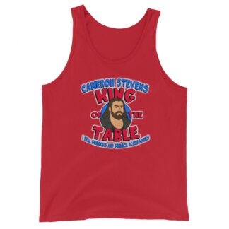 Cameron Stevens "King of the Table #1" Unisex Tank Top