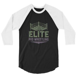 Elite Pro Wrestling "Elite Pro Grunge" 3/4 sleeve raglan shirt