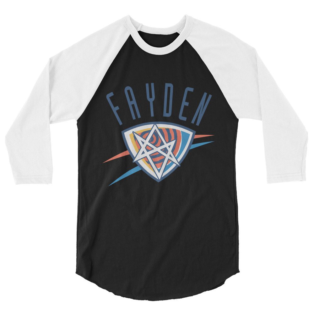 Kai Fayden "OKC Fayden" 3/4 sleeve raglan shirt