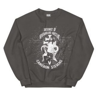 Cameron Stevens "Antichrist Cartoon (B/W)" Unisex Sweatshirt