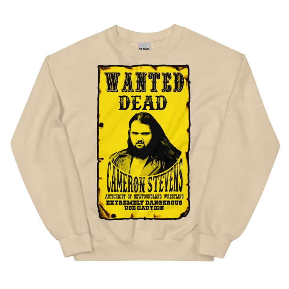 Cameron Stevens "Wanted Dead 2025" Unisex Sweatshirt