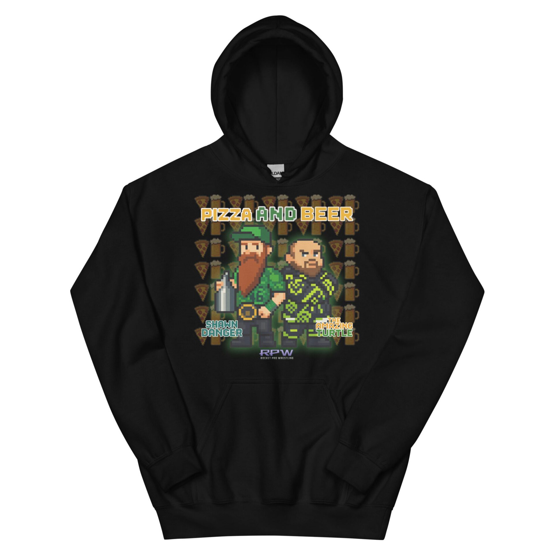 Shawn Danger "Pizza And Beer" Unisex Hoodie