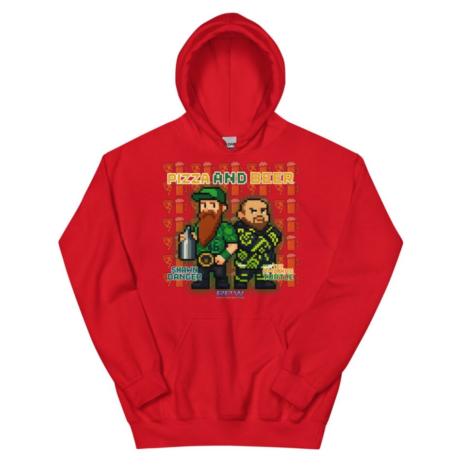 Shawn Danger "Pizza And Beer" Unisex Hoodie