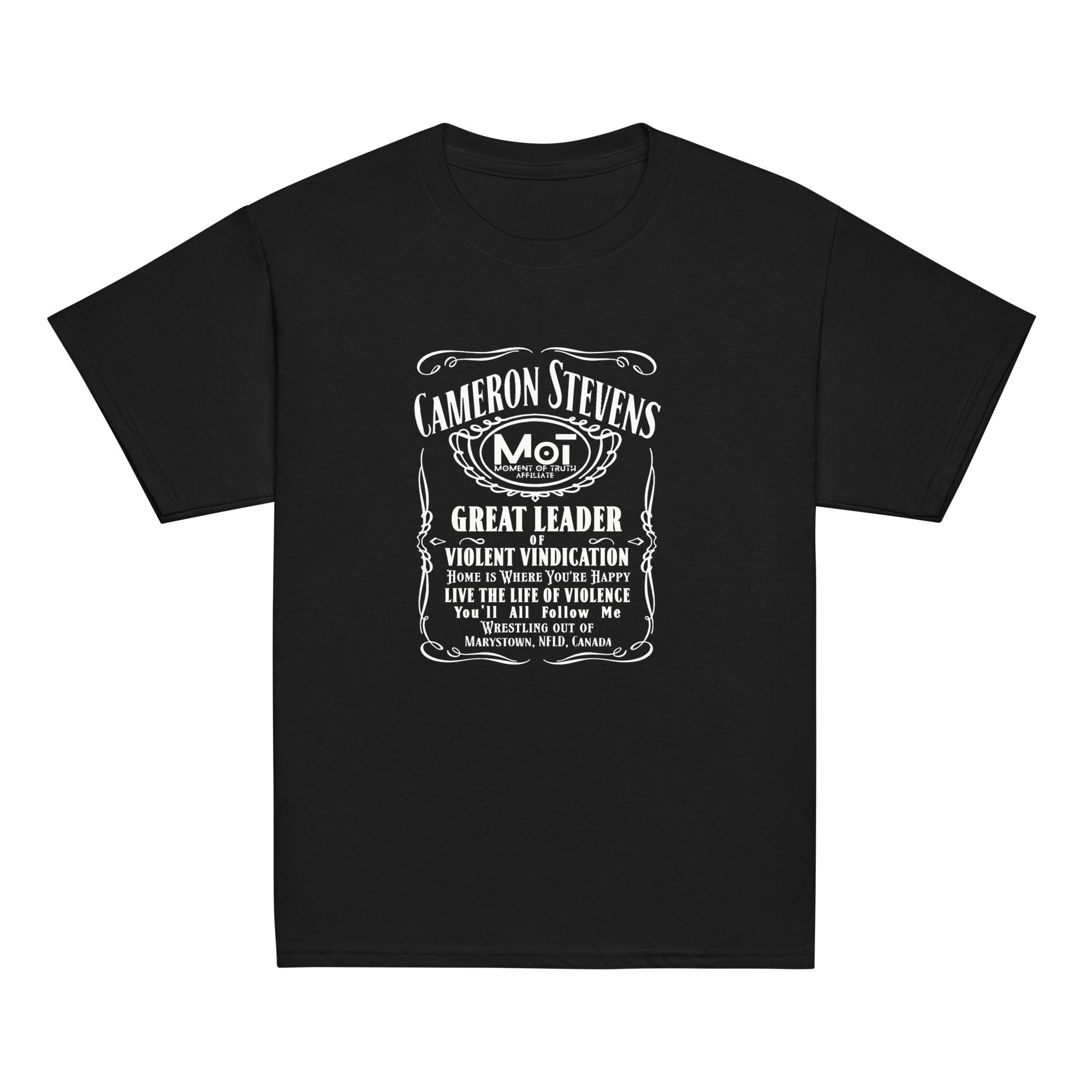 Cameron Stevens "Great Leader JD" Youth Short Sleeve T-Shirt