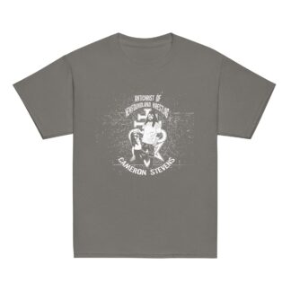 Cameron Stevens "Antichrist Cartoon (B/W)" Youth Short Sleeve t-shirt