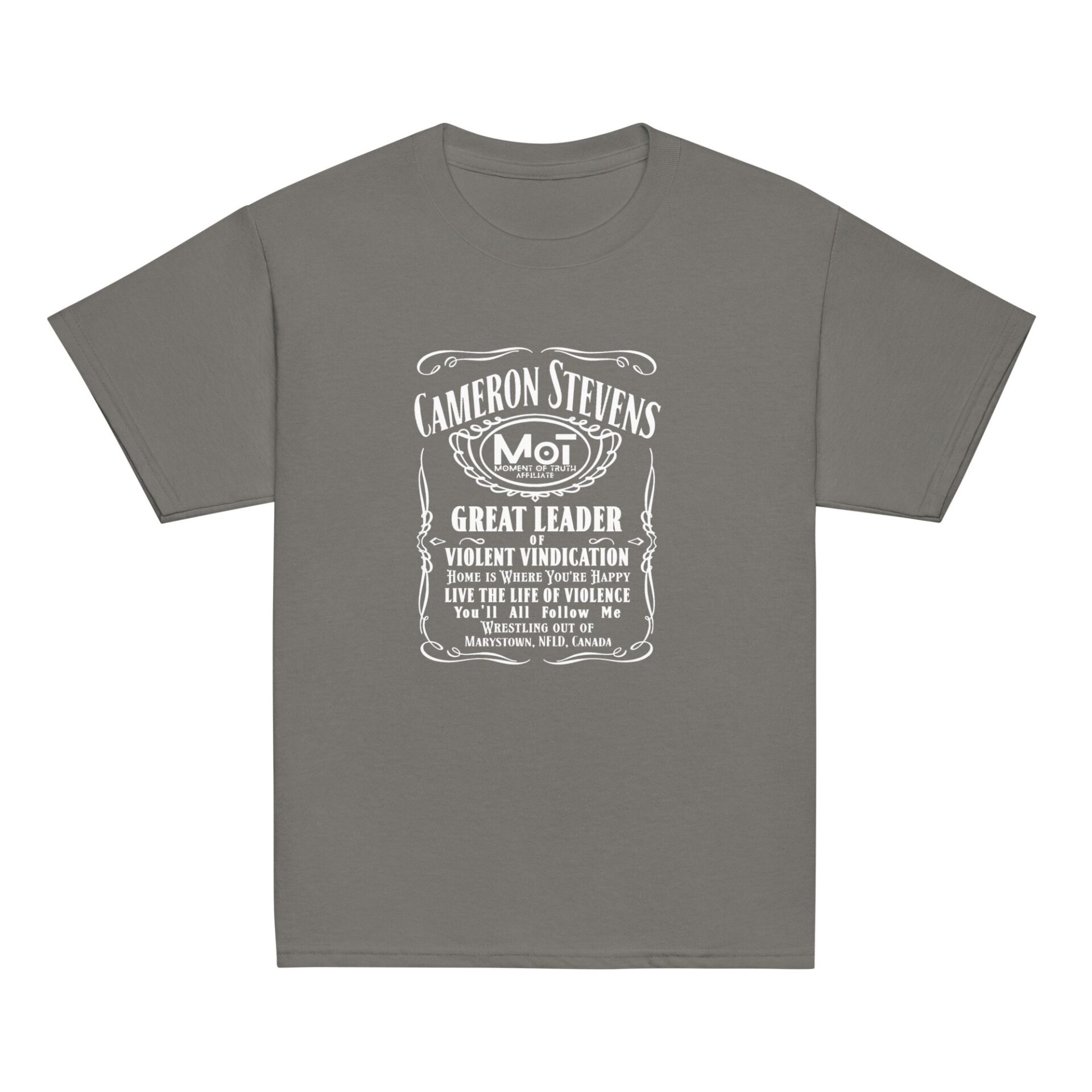 Cameron Stevens "Great Leader JD" Youth Short Sleeve T-Shirt