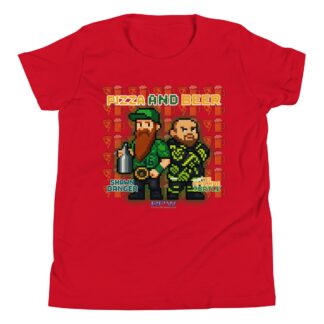 Shawn Danger "Pizza And Beer" Youth Short Sleeve T-Shirt