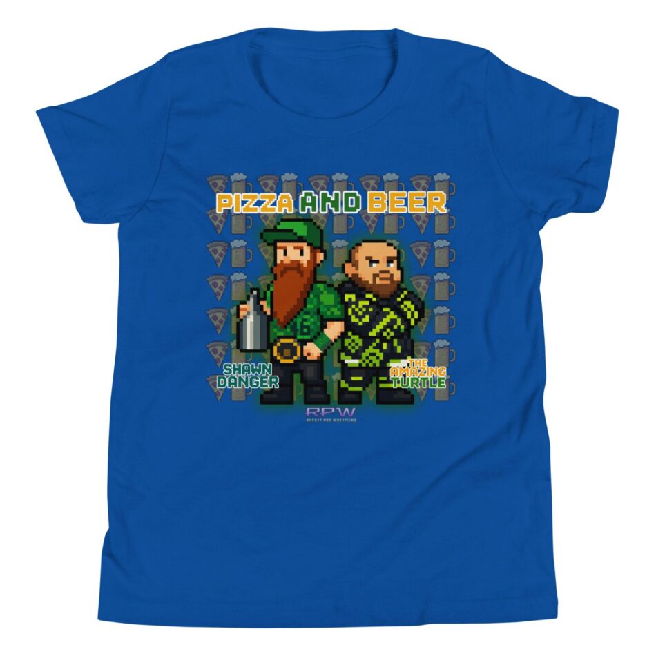 Shawn Danger "Pizza And Beer" Youth Short Sleeve T-Shirt