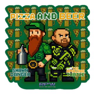 Shawn Danger "Pizza and Beer" Bubble-free stickers