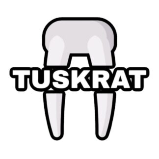 OH Wells The Clown "Tuskrats" Bubble-free stickers
