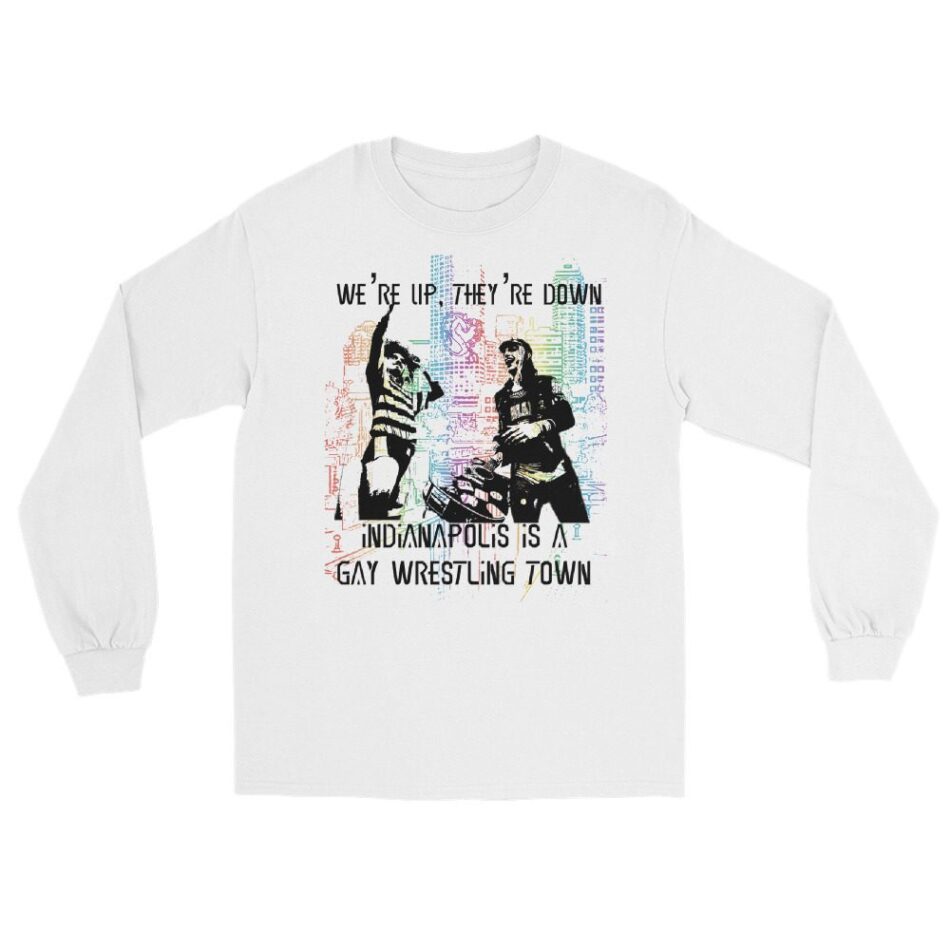 Gwen Neodonna "G A Y Wrestling Town" Unisex Long Sleeve Shirt