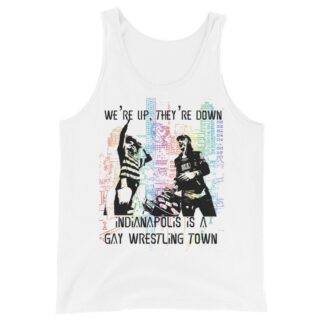 Gwen Neodonna "G A Y Wrestling Town" Unisex Tank Top