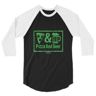 Shawn Danger "P&B" 3/4 sleeve raglan shirt