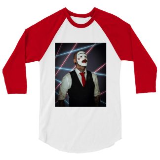 OH Wells The Clown "Sparkle Motion" 3/4 sleeve raglan shirt