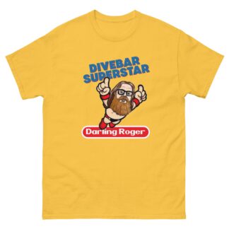 Darling Roger "Divebar Superstar" Short Sleeve Unisex t-shirt