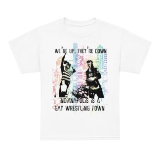Gwen Neodonna "G A Y Wrestling Town" Youth Short Sleeve t-shirt