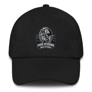 Purr Sessions Wrestling Podcast "Purr Sessions Wrestling Podcast Logo" Dad hat