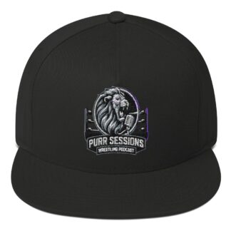 Purr Sessions Wrestling Podcast "Purr Sessions Wrestling Podcast Logo" Snapback Hat