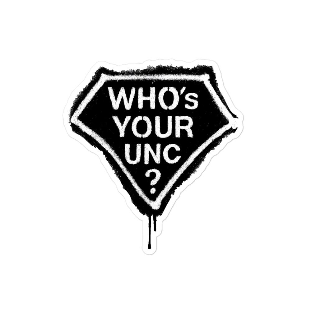 Nick Diamond "Who’s Your Unc?" Bubble-free stickers