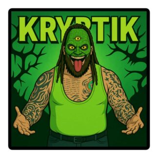 KryptiK "Kartoon Krypt" Bubble-free stickers