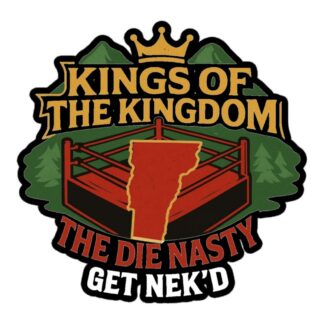 Jaba King "THE DIE NASTY - Get NEK'D" Bubble-free stickers