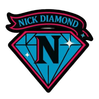 Nick Diamond "Ribbon" Bubble-free stickers