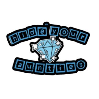 Nick Diamond "Hide Your Aunties" Bubble-free stickers