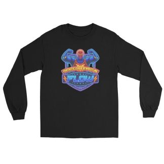 Fantastic League of Wrestling "Neon FLOW" Unisex Long Sleeve Shirt