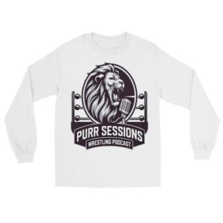 Purr Sessions Wrestling Podcast "Purr Sessions Wrestling Podcast Logo" Unisex Long Sleeve Shirt