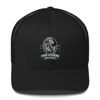 Purr Sessions Wrestling Podcast "Purr Sessions Wrestling Podcast Logo" Trucker Hat