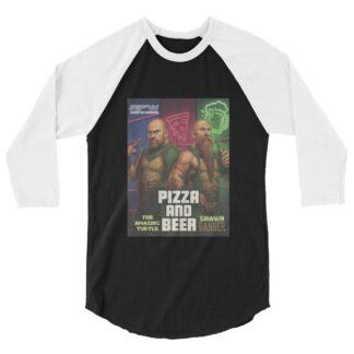 Shawn Danger "PB" 3/4 sleeve raglan shirt