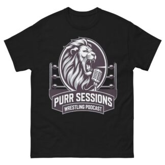 Purr Sessions Wrestling Podcast "Purr Sessions Wrestling Podcast Logo" Short Sleeve Unisex t-shirt
