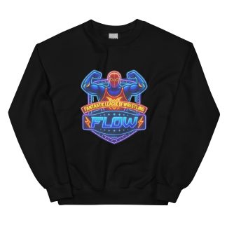 Fantastic League of Wrestling "Neon FLOW" Unisex Sweatshirt