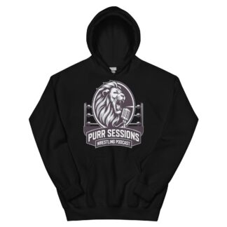Purr Sessions Wrestling Podcast "Purr Sessions Wrestling Podcast Logo" Unisex Hoodie