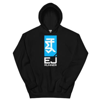 EJ Runner "Vertical Banner" Unisex Hoodie