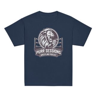 Purr Sessions Wrestling Podcast "Purr Sessions Wrestling Podcast Logo" Youth Short Sleeve t-shirt