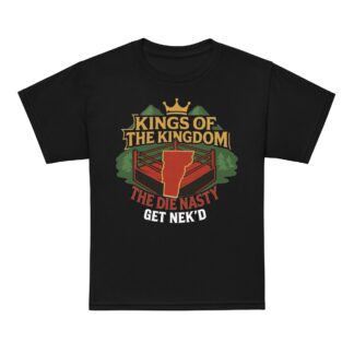 Jaba King "THE DIE NASTY - Get NEK'D" Youth Short Sleeve t-shirt