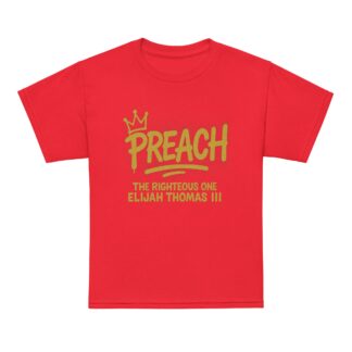 Elijah Thomas III "Preach Graffiti" Youth Short Sleeve t-shirt