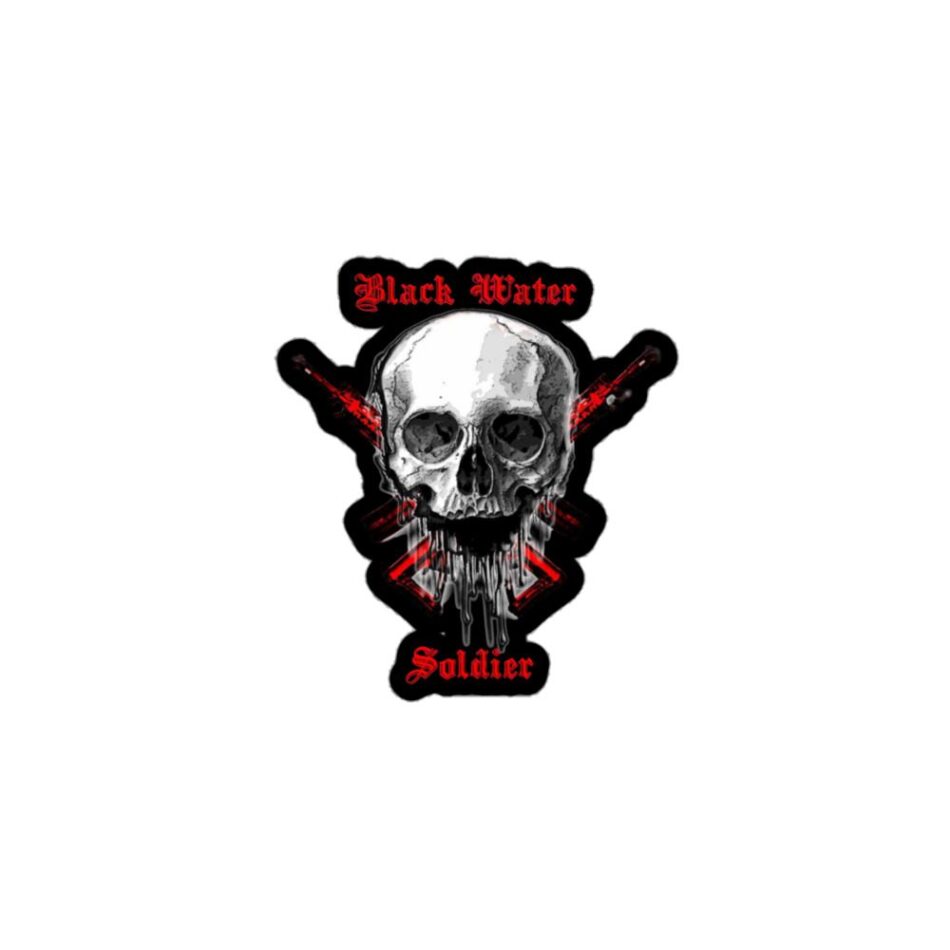 Scott Patterson "Black Water Soldier" Bubble-free stickers