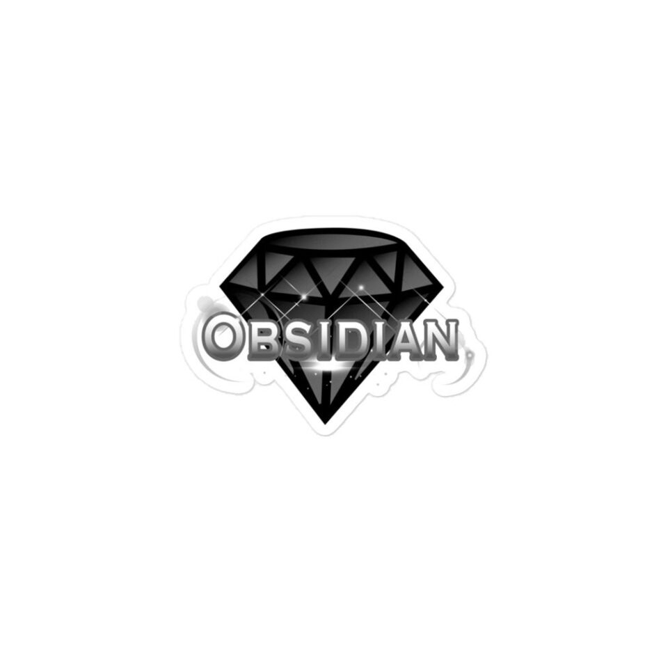 Obsidian "Obsidian OG" Bubble-free stickers