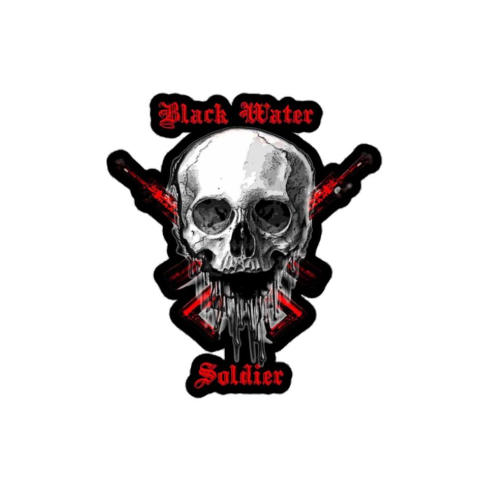 Scott Patterson "Black Water Soldier" Bubble-free stickers