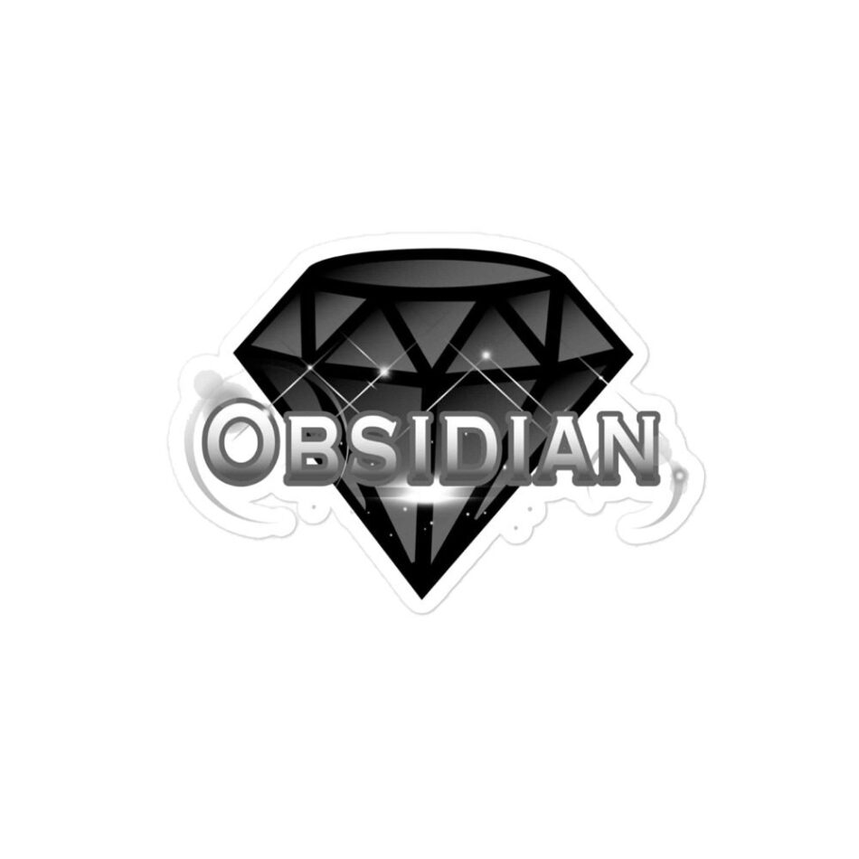 Obsidian "Obsidian OG" Bubble-free stickers