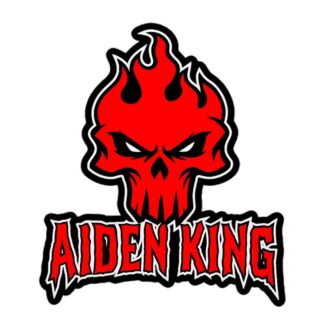 Jaba King "AIDEN KING" Bubble-free stickers