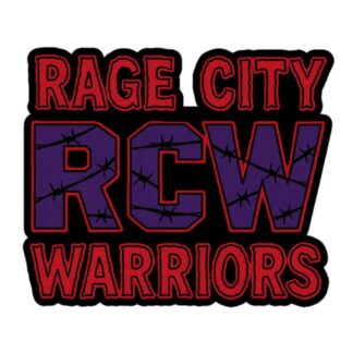 Rage City Warriors "RCW" Bubble-free stickers